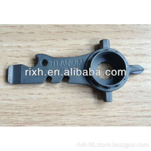 Titanium casting bicycle tool,outdoor titanium hand tools